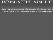 Tablet Screenshot of jonathanlin.com
